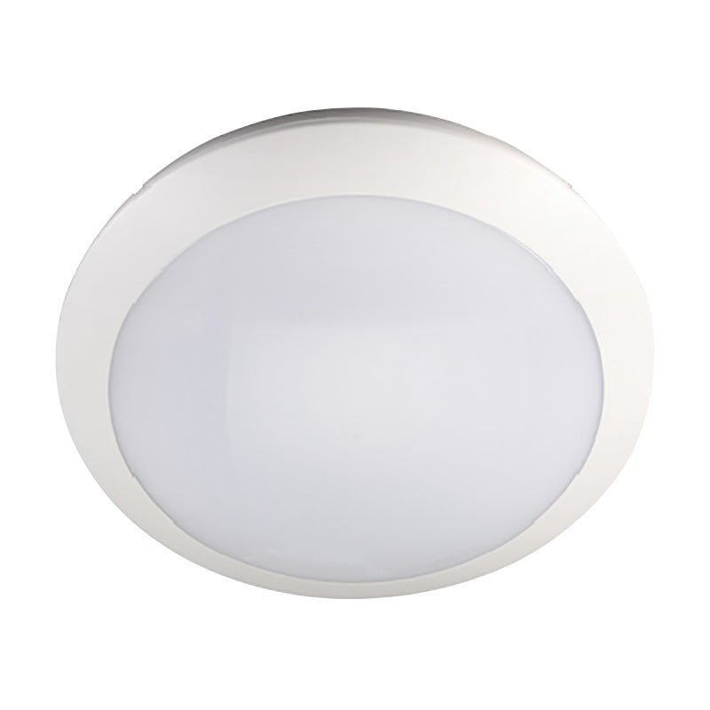 16W LED Intelligent Oyster Light with Backup Battery (3000K)