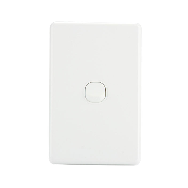 Light Switch 1 Gang - White